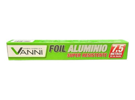 Rollo Foil Aluminio Vanni 30 Cm X 7,5 Metros -