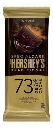 Hershey's Chocolate Tableta Dark 73% Cacao X 85 G - Lireke