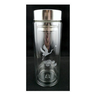 Vaso Botella De Vidrio Para Té De Hoja 400 Ml