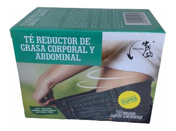 Té Reductor De Grasa Corporal Y Abdominal 20 Bolsitas -lirek