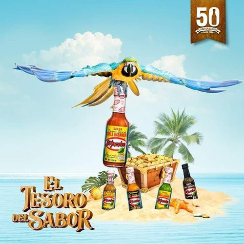 El Yucateco - Set 4 Mini Salsas Habanero 22 Ml | Casa México