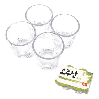 2 Soju Coreano 360 Ml Y 4 Vasos De Soju- Lireke