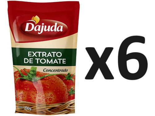 Pack X6 Extracto De Tomate D'ajuda 200g - Lireke