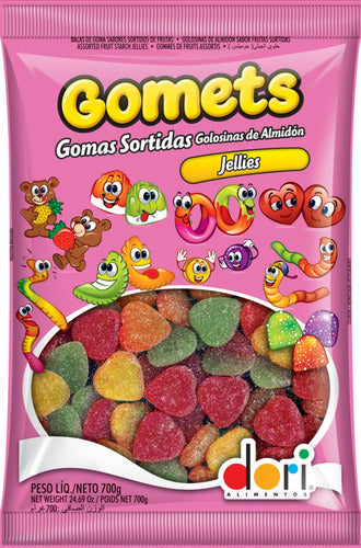 Gomitas Corazón De Frutas 700g Gomets - Saldos Lireke