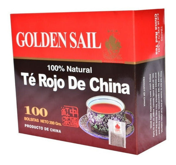 Té Golden Sail 100% Natural 100 Bolsitas Variedades - Lireke