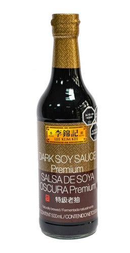 Salsa De Soya Dark Oscura Premium 500 Ml Lee Kum Kee Lireke
