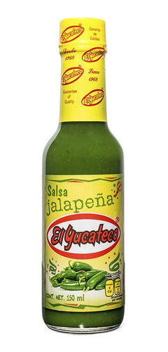 Salsa Jalapeña Verde El Yucateco Origen Usa 150ml