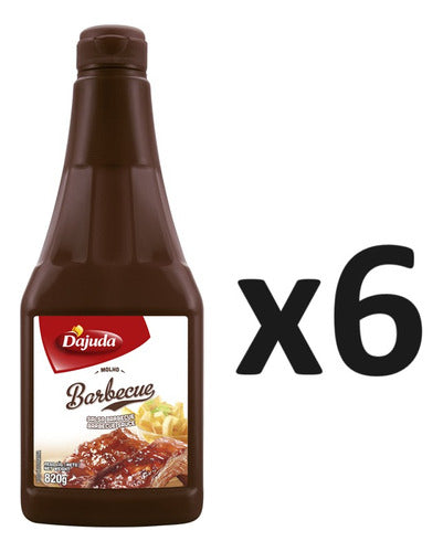 Pack X6 Salsa Barbecue/barbacoa D'ajuda 820g - Lireke